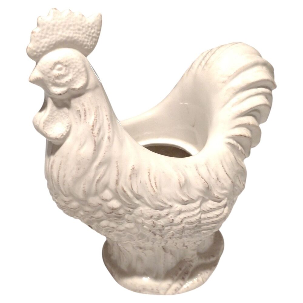 Scentsy Ceramic Rooster Warmer in White